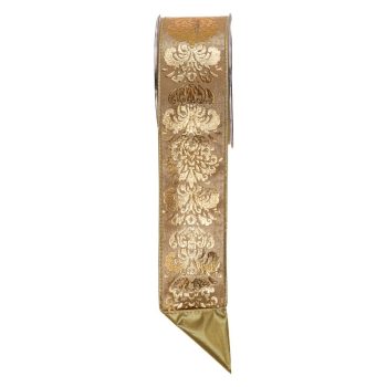 ΧΡΙΣΤΟΥΓΕΝΝΙΑΤΙΚΗ ΚΟΡΔΕΛΑ ROCOCO VELVET ΧΡΥΣΟ 5,2EKX4,5M