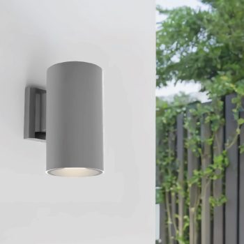 Alternative view of it-Lighting Candler E27 Up or Down Outdoor Light in Gray Color (80203734)
