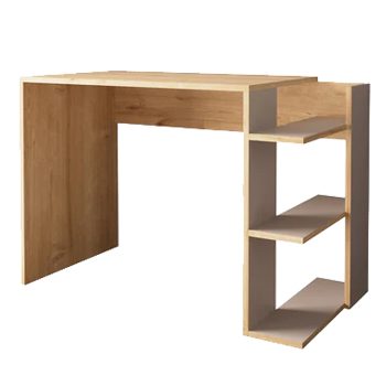 Γραφείο εργασίας Toska pakoworld σε oak- sandstone απόχρωση 114x56x76εκ 197-000273