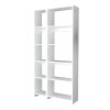 Βιβλιοθήκη Alkathi pakoworld σε λευκή απόχρωση 77x22x160εκ 197-000282