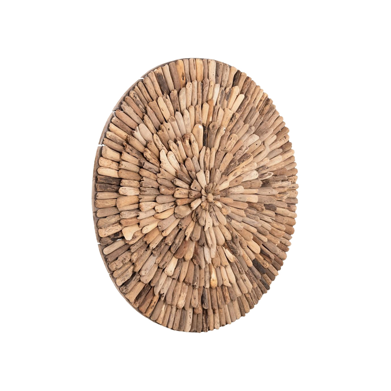 Διακοσμητικό τοίχου Wargrene φυσικό drift ξύλο Φ60x6εκ - Image 2