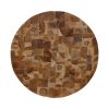 Διακοσμητικό τοίχου Sorendine pakoworld φυσικό ξύλο Φ60x6εκ 336-000018