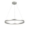 Inlight Κρεμαστό φωτιστικό LED 45W 3CCT (by switch on base)  D:60cm (6095-C-Silver)