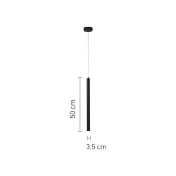 Alternative view of InLight Κρεμαστό φωτιστικό LED 5W 3000K σε χρυσή απόχρωση D:50cm (4019-GL)