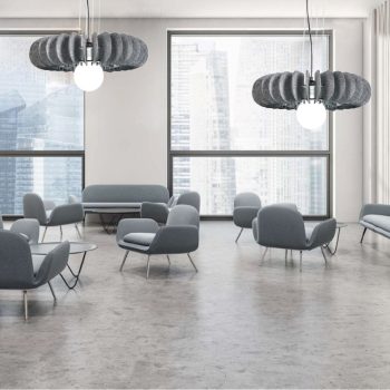 Alternative view of Inlight Acoustic Light 1xE27 Pendant Light D:50x12cm (4059)
