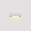 Inlight Επιτοίχιο φωτιστικό λευκό από γύψο 1xE14 D:22cm (43049-C-White)