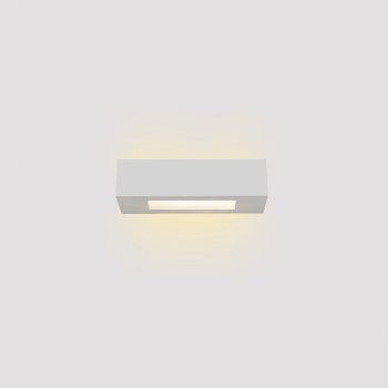 Inlight Επιτοίχιο φωτιστικό λευκό από γύψο 1xE14 D:22cm (43049-C-White)