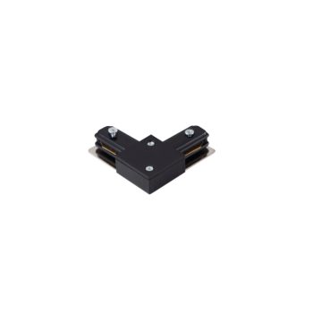 InLight Σύνδεσμος L  Μαύρος Μονοφασικής Ράγας (TC1-029-BL)