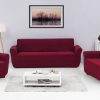 Beauty Home Ελαστικά καλύμματα καναπέ σετ 3τμχ Art 8600 Μπορντό