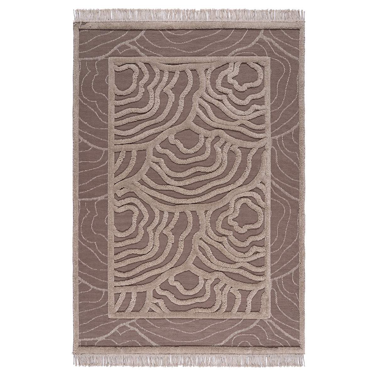 Beauty Home Χαλί Noir Art 9434 165x230 Beige Μπεζ