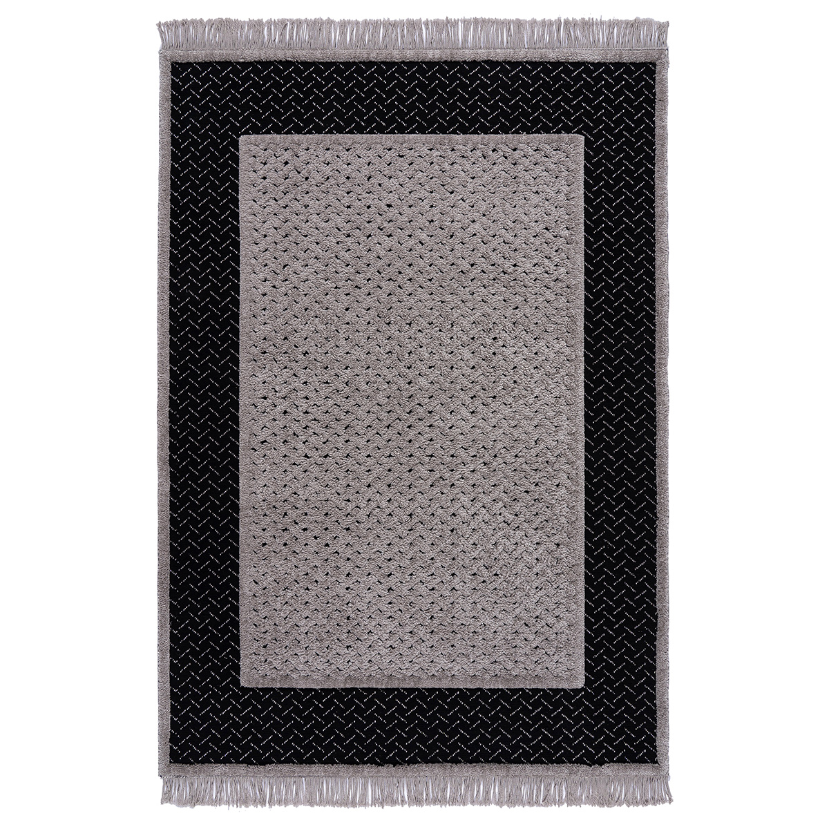 Beauty Home Χαλί Noir Art 9437 165x230 Black Μαύρο