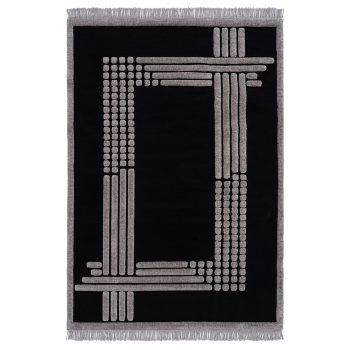 Beauty Home Χαλί Noir Art 9437 200x290 Black Μαύρο