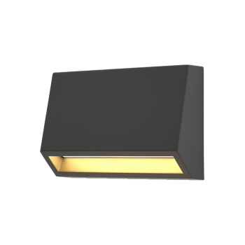 it-Lighting Blue LED 3W 3CCT Outdoor Wall Lamp Anthracite D:10cmx7cm (80202140)