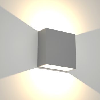 Alternative view of it-Lighting Yellowstone LED 4W Outdoor Up-Down Adjustable Wall Lamp Grey D:12cmx12cm (80200931)