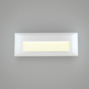 Alternative view of it-Lighting Mono LED 3W 3CCT Outdoor Wall Lamp White D:22cmx2.8cm (80201720)