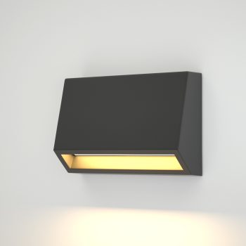 Alternative view of it-Lighting Blue LED 3W 3CCT Outdoor Wall Lamp Anthracite D:10cmx7cm (80202140)