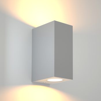 Alternative view of it-Lighting Havasu 2xGU10 Outdoor Up-Down Wall Lamp Grey D:14.7cmx9cm (80200334)