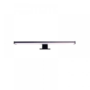 InLight Επιτοίχιο φωτιστικό LED 12W 4000K από πλαστικό σε μαύρη απόχρωση D 60cm (1047-Α)