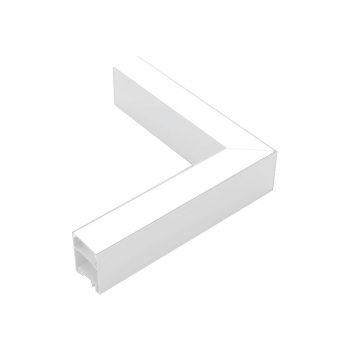 Inlight Γωνιακός σύνδεσμος LED 10W 3CCT σε λευκή απόχρωση D:16,5cmX16,5cm (L006-WH)