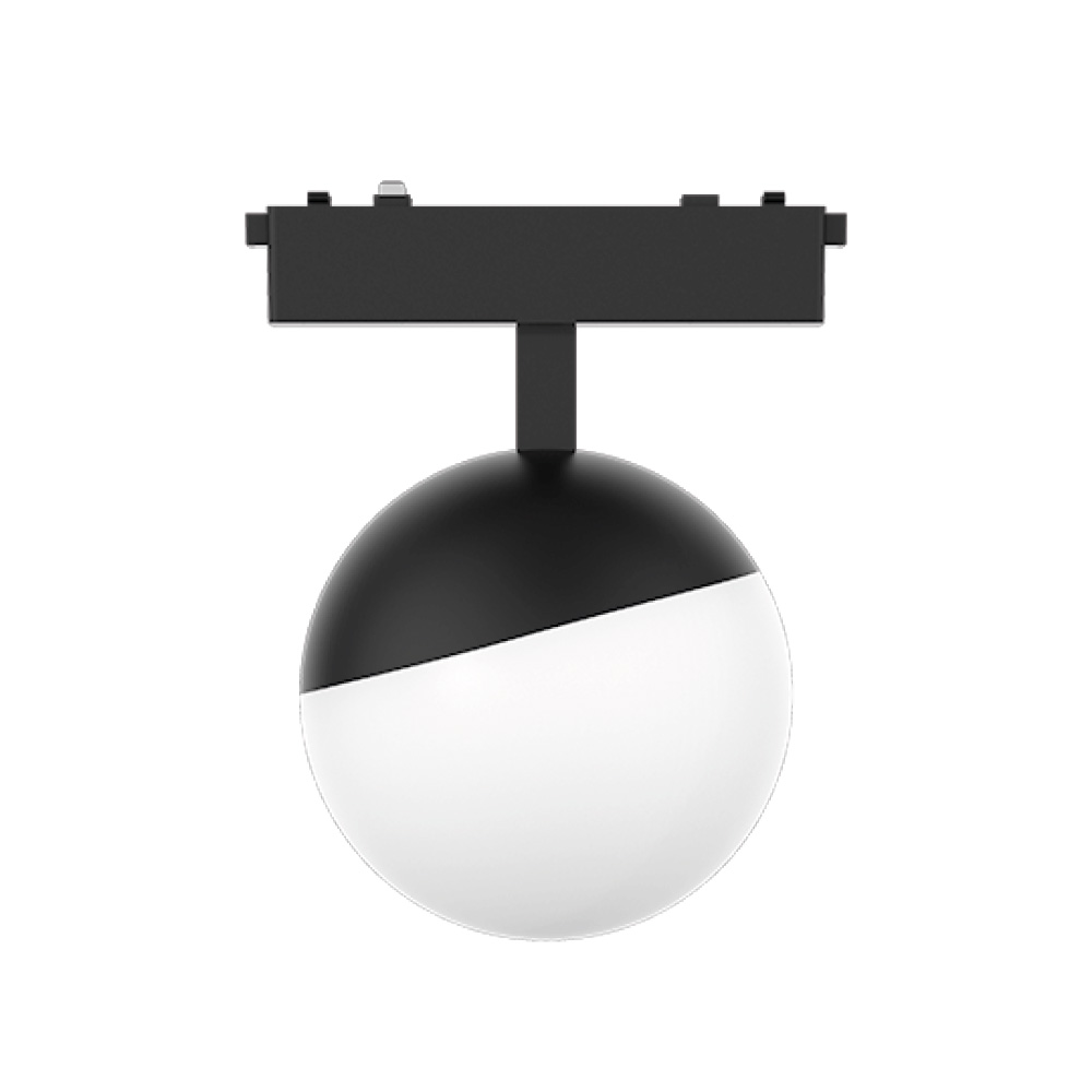 InLight Φωτιστικό LED 6W 3000K-6000K για Ultra-Thin μαγνητική ράγα σε μαύρη απόχρωση (by tuya and zigbee) D:10cmX10cm (T05305-Black)