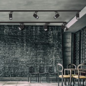 Alternative view of InLight Σποτ τριφασικής ράγας LED 10W 4000K σε μαύρη απόχρωση D:10cmX15,5cm (T01002-BL)