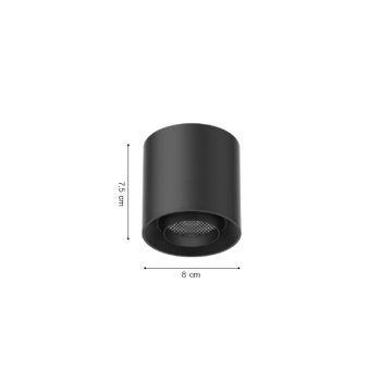 Alternative view of Inlight Φωτιστικό LED 6W 3CCT για Ultra-Thin μαγνητική ράγα σε λευκή απόχρωση D:8X7,5cm (TMU0080-White)