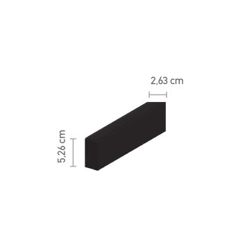 Alternative view of InLight Μαγνητική ράγα μαύρη 2 μέτρων (TR006)