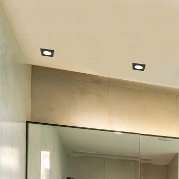 Alternative view of InLight Χωνευτό σποτ από μαύρο μέταλλο 1XGU10 IP44 D:8cm (Χ0009-BL)