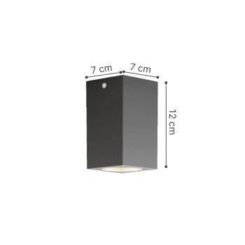 Alternative view of it-Lighting Cowart  GU10 Outdoor Ceiling Down Light White (80300624)