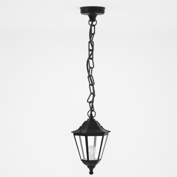 Alternative view of it-Lighting Redfish 1xE27 Outdoor Pendant Light Black D:137cmx21.5cm (80300114)