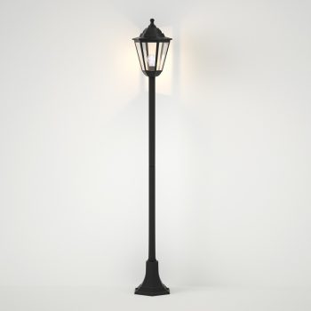 it-Lighting Redfish 1xE27 Outdoor Pole Light Black D 120cmx21.6cm (80500214) 1