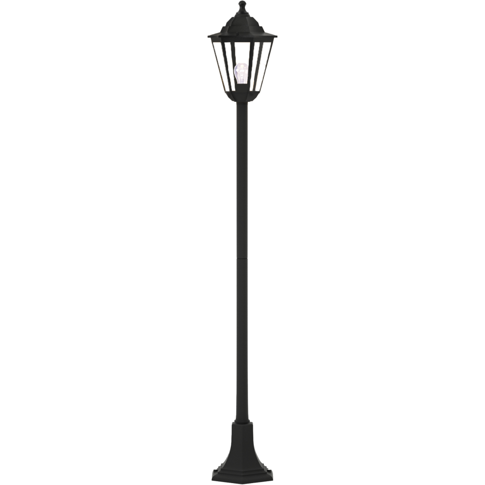 it-Lighting Redfish 1xE27 Outdoor Pole Light Black D 120cmx21.6cm (80500214)
