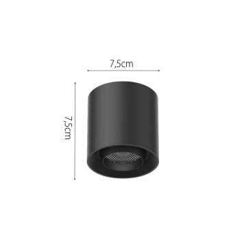 Alternative view of InLight Φωτιστικό LED 6W 3000K για Ultra-Thin μαγνητική ράγα σε λευκή απόχρωση D:7,5cmX7,5cm (T03501-WH)