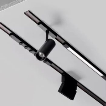 Alternative view of Inlight Φωτιστικό LED 2*9W 3CCT για Ultra-Thin μαγνητική ράγα σε μαύρη απόχρωση D:4,4X16cm (TMU0140-Black)