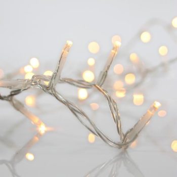 ΒΡΟΧΗ, 360 LED 3mm, 31V ΜΕΤΑΣΧΗΜΑΤΙΣΤΗ, ΣΤΑΘΕΡΟ, ΔΙΑΦΑΝΟ PVC ΚΑΛΩΔΙΟ, ΘΕΡΜΟ ΛΕΥΚΟ LED, (H52 x W1185cm, 7 2 6 3), ΠΡΟΕΚΤΑΣΗ ΠΑΡΟΧΗΣ 3m, IP44