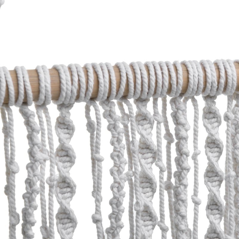 ΔΙΑΚΟΣΜΗΤΙΚΟ ΤΟΙΧΟΥ MACRAME ΛΕΥΚΟ/NATURAL 35X2X70