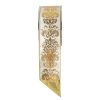 ΧΡΙΣΤΟΥΓΕΝΝΙΑΤΙΚΗ ΚΟΡΔΕΛΑ ROCOCO VELVET ΛΕΥΚΟ ΧΡΥΣΟ 5.2ΕΚΧ4.5Μ