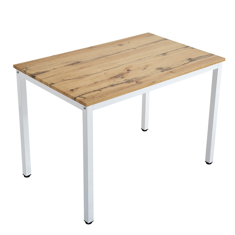 Τραπέζι Witte MDF/Metal σε sonoma απόχρωση με μαύρο πόδι 110x70x76εκ - Image 2