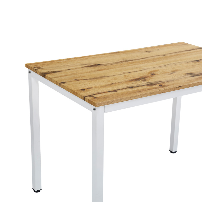 Τραπέζι Witte MDF/Metal σε sonoma απόχρωση με μαύρο πόδι 110x70x76εκ - Image 4