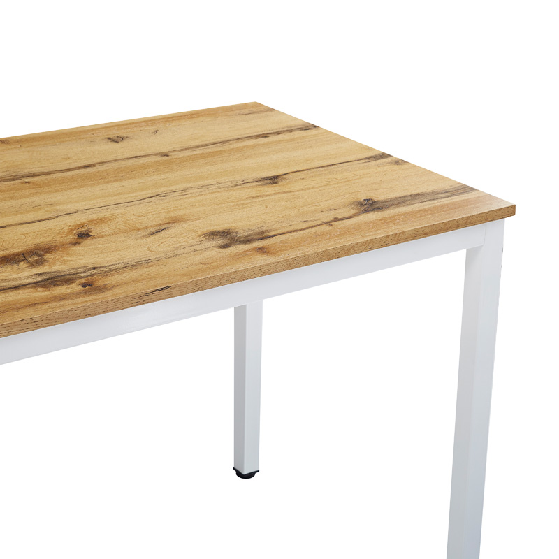 Τραπέζι Witte MDF/Metal σε sonoma απόχρωση με μαύρο πόδι 110x70x76εκ - Image 5