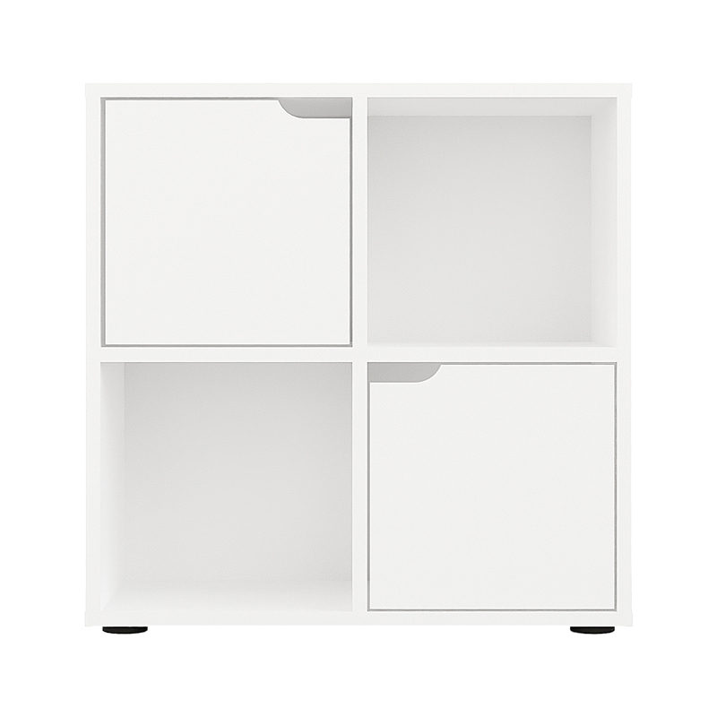 Βιβλιοθήκη Bookel σε λευκή απόχρωση 59.6x27.5x60.4εκ - Image 3