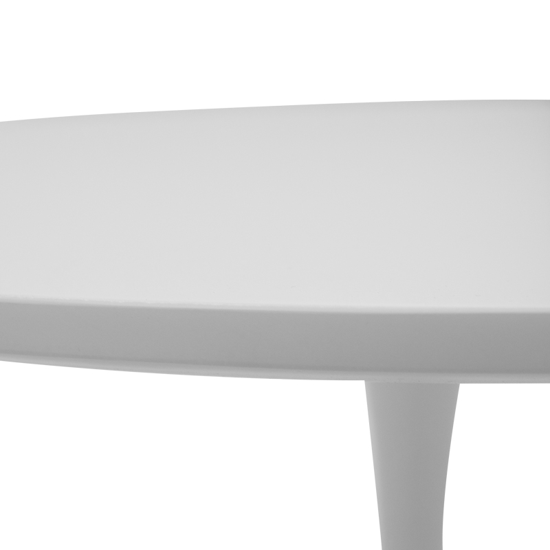 Τραπεζαρία Ezra-Balou σετ 5τεμ pp-mdf λευκό Φ100x73εκ - Image 5