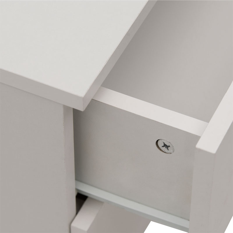 Συρταριέρα Elise 4ων συρταριών λευκό 69x40x71εκ - Image 5