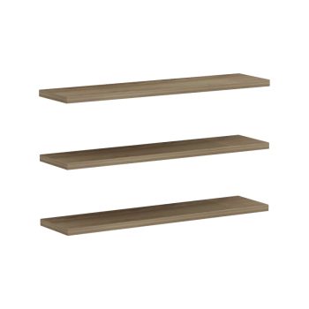 Ραφιέρα τοίχου Divar pakoworld σε sonoma απόχρωση 60x14.5x1.8εκ 230-000052