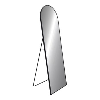 Καθρέπτης Lorens I Inart μαύρο αλουμίνιο 60x2.5x160εκ 298-000035