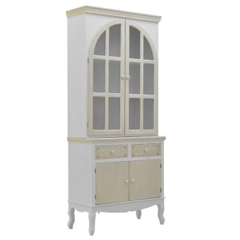 ΒΙΤΡΙΝΑ ΞΥΛΙΝΗ ΛΕΥΚΗ/ΜΠΕΖ 88X40X200