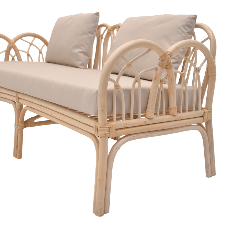 Σαλόνι Ytrone-Siderty σετ 2τεμ rattan σε φυσική απόχρωση - Image 5