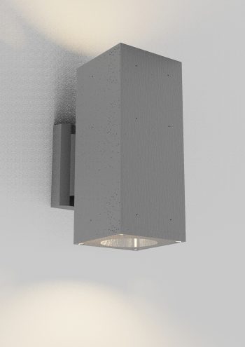 Alternative view of it-Lighting Palmyra E27 Outdoor Wall Lamp with Up and Down light Grey (80203934)