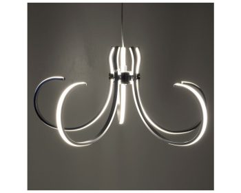 ΦΩΤΙΣΤΙΚΟ ΟΡΟΦΗΣ ΜΕ LED ΜΕΤΑΛΛΙΚΟ ΓΚΡΙ/ΑΣΗΜΙ 62Χ62Χ40