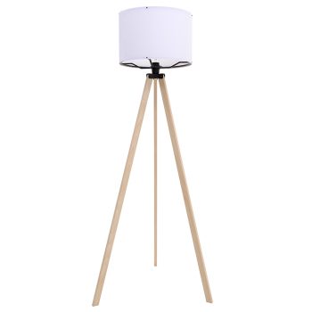 ΦΩΤΙΣΤΙΚΟ ΔΑΠΕΔΟΥ ΞΥΛΙΝΟ NATURAL/ΛΕΥΚΟ Φ38X145
